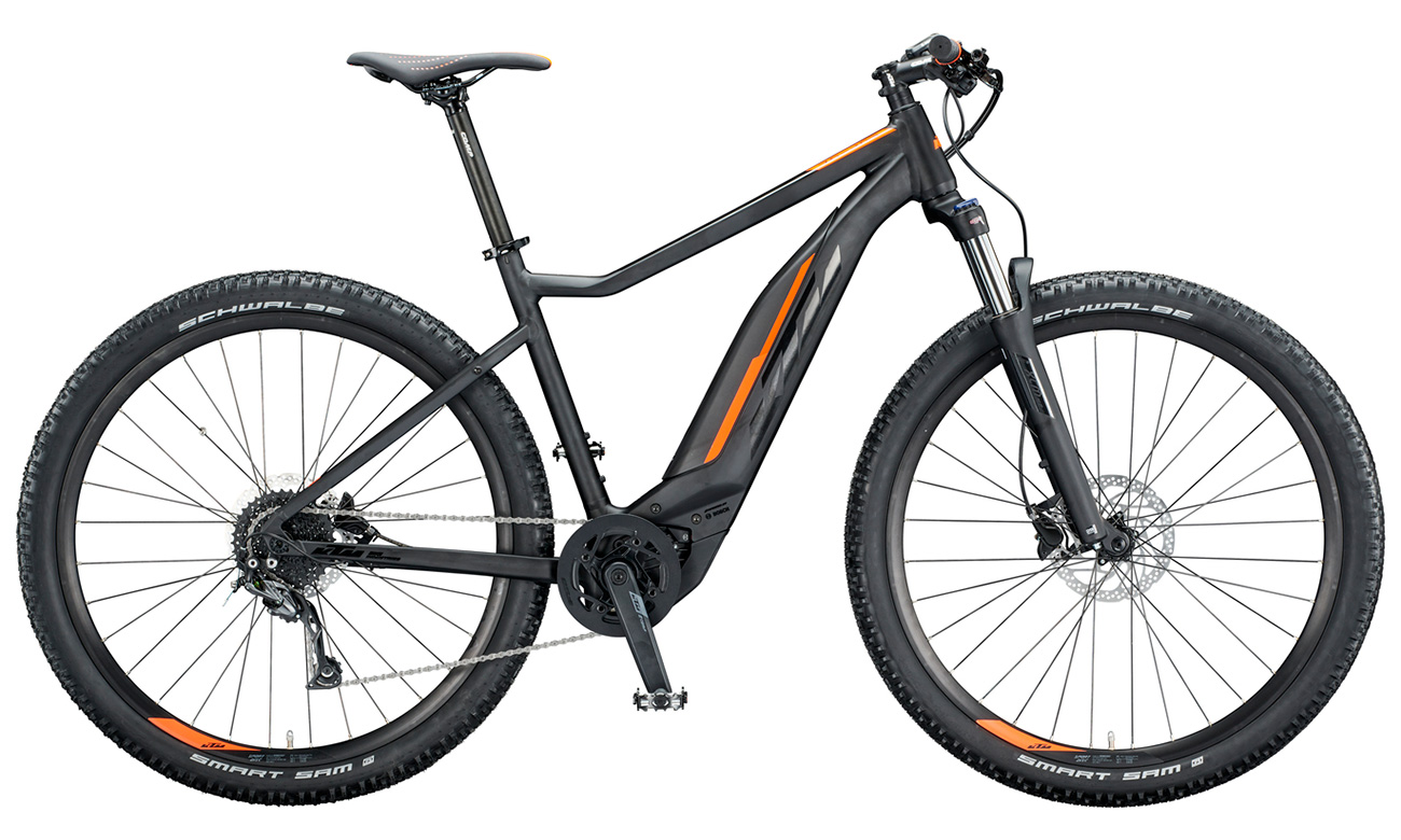 Фотографія Електровелосипед KTM MACINA ACTION 291 29" (2020) 2020 Чорно-жовтогарячий